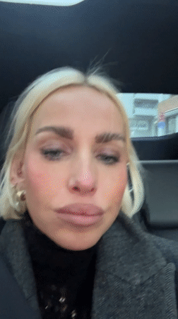 Two women share moment in car in Oslo