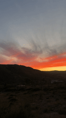 Colorful sunset displays observed across southern Spain coastal towns