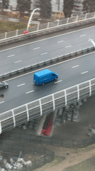 Chashnikovo residents record bridge traffic and indoor moment