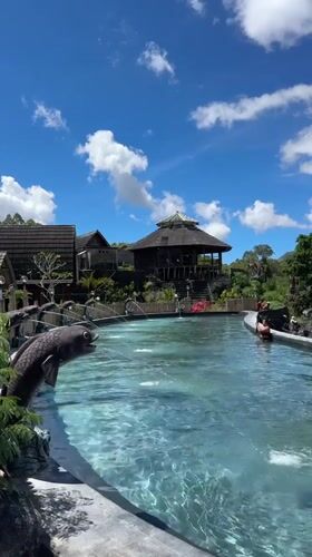 Morning tranquility captured at Kintamani water locations
