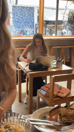 Early morning activities captured around North Kuta cafes and streets