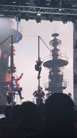 Steampunk circus performance draws crowds in Manavgat, Turkey