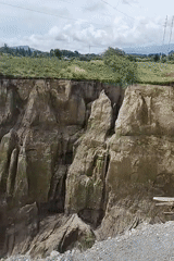 Exploring the eroded canyon cliffs of Kebunbaru, Indonesia