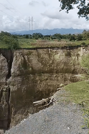 Exploring the eroded canyon cliffs of Kebunbaru, Indonesia