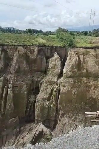 Exploring the eroded canyon cliffs of Kebunbaru, Indonesia