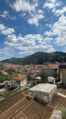 Morning views captured of mountain town Zlatograd, Bulgaria