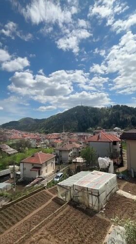 Morning views captured of mountain town Zlatograd, Bulgaria