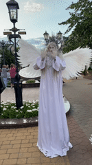 Live music and street performers on Brest's Sovetskaya Street