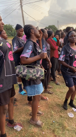 Pickup soccer, team celebrations, and street life in Jos