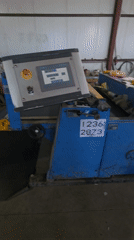 Industrial metal processing operation recorded in Balgarevo, Bulgaria