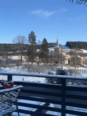 German towns see traditional hay-wrapped meat preparation amid winter snow