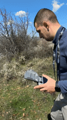 Drone operator captures rural Bulgarian countryside near Logodaj villages