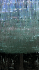 Shimmering art installation observed in Choeng Thale, Thailand