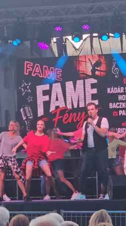 Outdoor musical theater showcase in Hévíz spans multiple productions