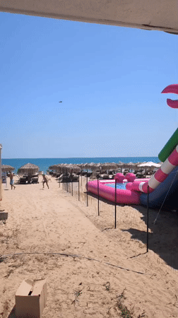 Summer beach day at Shkorpilovtsi, Black Sea coast
