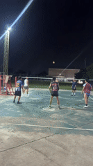Evening recreation activities observed at Chang Phueak sports complex