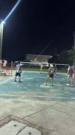 Evening recreation activities observed at Chang Phueak sports complex