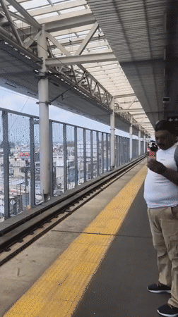 Commuters documented at Toluca train station during evening rush