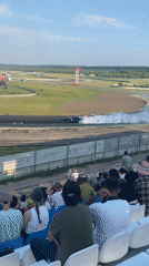 Drift racing event draws crowds to Берёзовка track