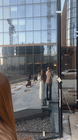 Golden hour photography session captured along Kazan waterfront