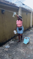 Street soccer and everyday life in Ikotun at sunset