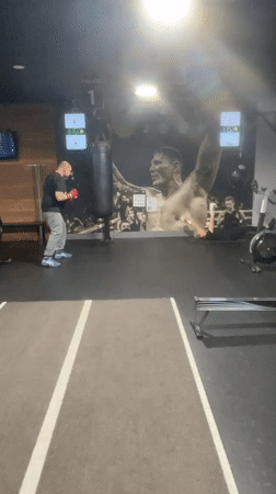 Melbourne boxing gym: bag work and drills in action
