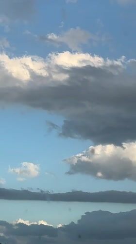 Cloudy evening sky documented in Nokomis, Florida