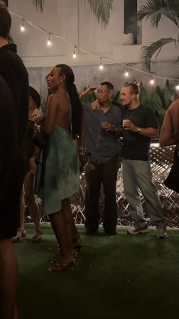 Friday night party draws crowds in North Kuta, Indonesia