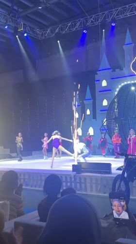 Ice circus in Makassar mixes skating and globe of death stunts