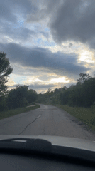 Rural drive captured on cracked road near Golema Rakovitsa
