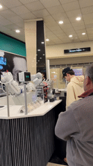 Robotic barista serves customers at Buenos Aires mall