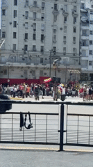 Flag-waving crowds gather in Buenos Aires public squares