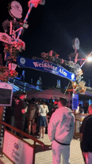 Nighttime festival draws crowds to Munich beer garden