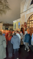 Candlelit gathering observed in Moscow church