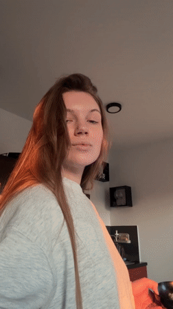 Woman documented during quiet afternoon at home in Belgrade suburb