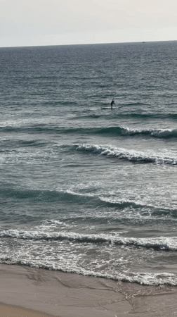 Stand-up paddleboarder spotted in ocean near Bat Yam, Israel