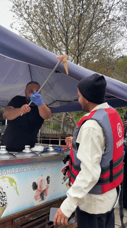 Daily life scenes captured in Georgian riverside village