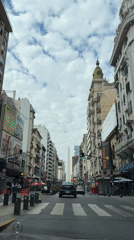 Buenos Aires Obelisco viewed from multiple street perspectives