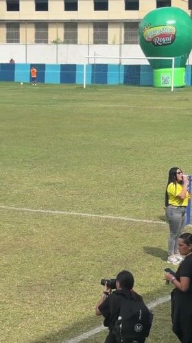 Soccer training event held in Ciudad Bolivar, Venezuela