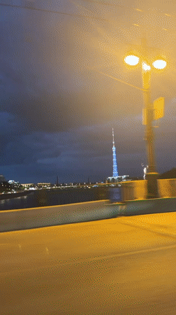 Fireworks Display Lights Up Saint Petersburg Night Sky