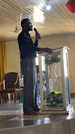 Religious gathering documented in Bukuru, Nigeria morning service