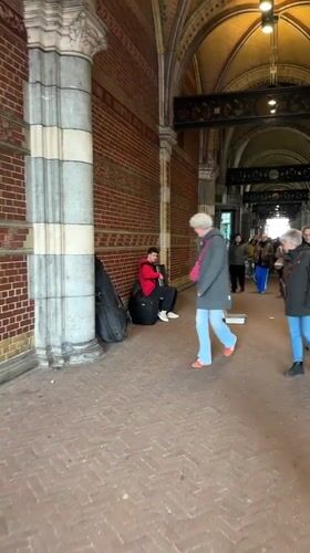 Amsterdam street life captured in brief morning moments