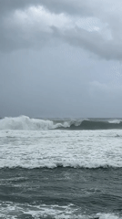 Stormy seas batter Sri Lankan coast during morning weather event