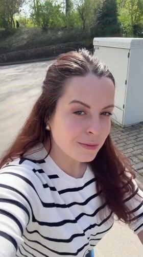 Morning activities recorded in Gangloff: selfie video, baby stroller walk