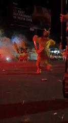 Traditional Balinese festival parade draws crowds in Kuta Selatan