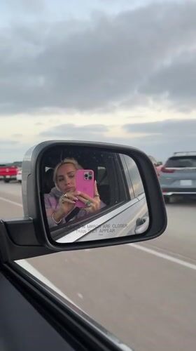 Late night self-filming and sunset captured in San Diego