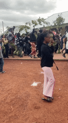 Community gathering with dancing, marching observed in Durimi, Nigeria