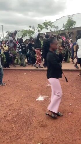 Community gathering with dancing, marching observed in Durimi, Nigeria