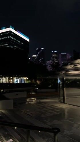 Nighttime retail tour documented at Kuala Lumpur's TRX district