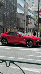 Luxury cars spotted in Tokyo's Minato district Sunday morning